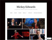 Tablet Screenshot of mickeyedwards.com